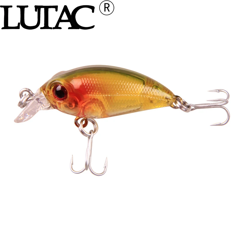 LUTAC 35 мм 2 5 г рыболовная приманка качественная блесна пластиковая жесткая наживка