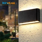 Современный водонепроницаемый уличный светодиодный настенный светильник, 20 Вт, 30 Вт, IP65, алюминиевый светильник вверх и вниз для украшения сада, крыльца, бра, 110 В, 220 В