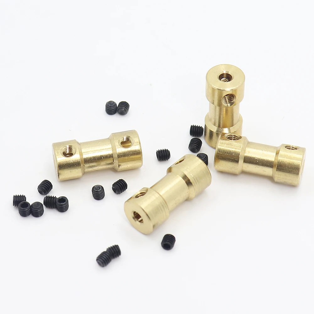4 шт. моторный вал Соединительная муфта разъем трубчатый переходник латунь