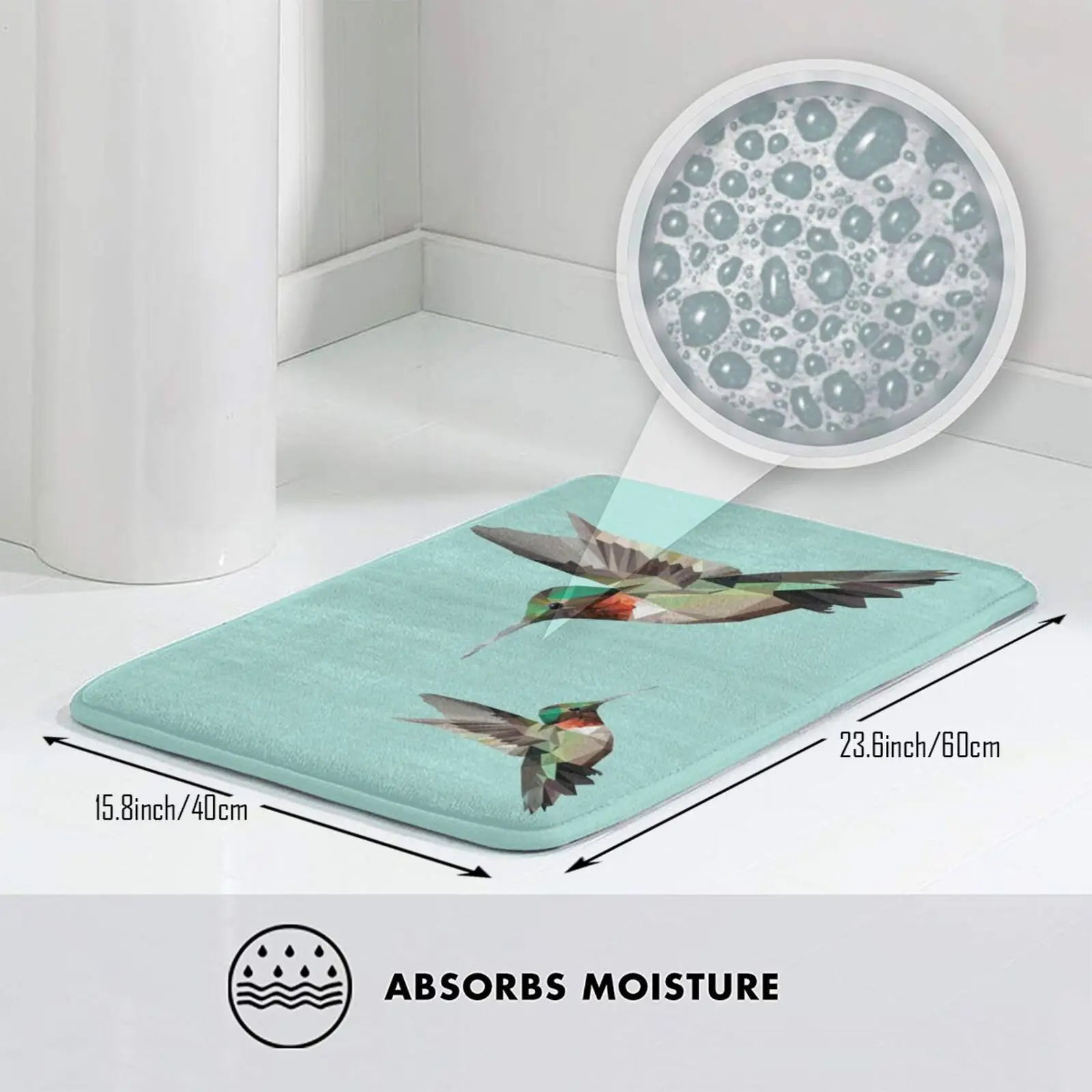 Коврик с геометрическим рисунком Колибри коврик Нескользящие напольные коврики