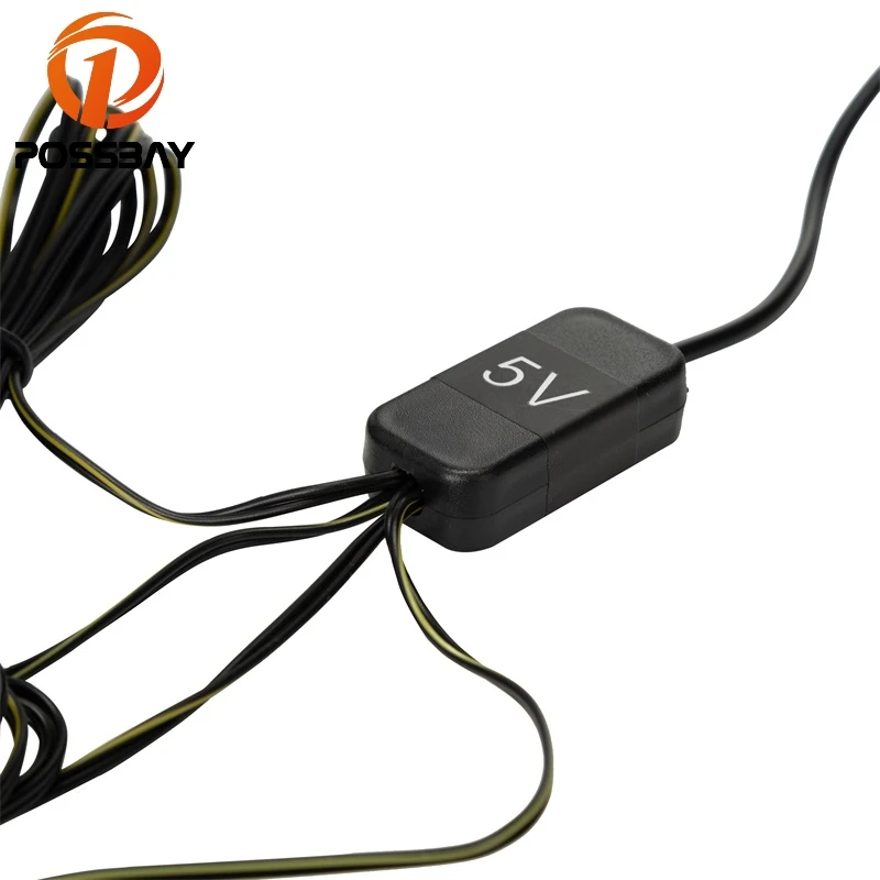 Модифицированные внутренние лампы POSSBAY подсветка для автомобиля ног USB RGB