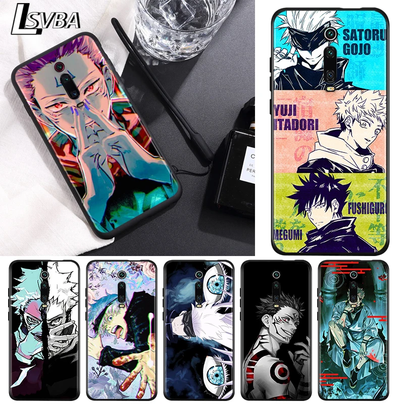 

Cartoon Anime Jujutsu Kaisen For Xiaomi Redmi 9 9C 9A 9I 9T 10X 8A 8 7A 7 6A 6 5 S2 Y3 Y2 K30 Ultra K20 Pro Black Phone Case