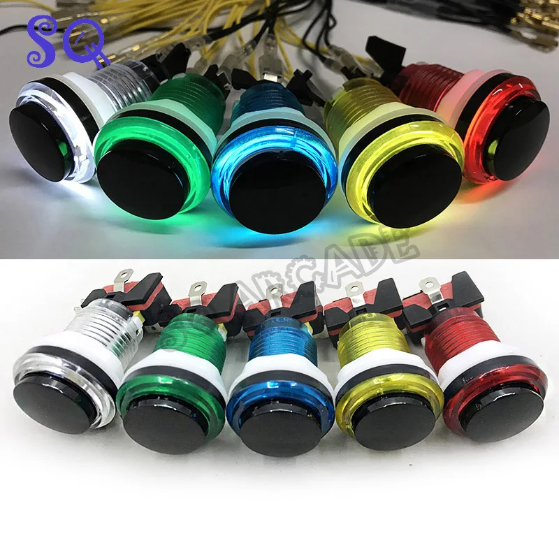 Микро переключатель с прозрачной подсветкой 33 мм 5 В/12 В|Игры монетами| |