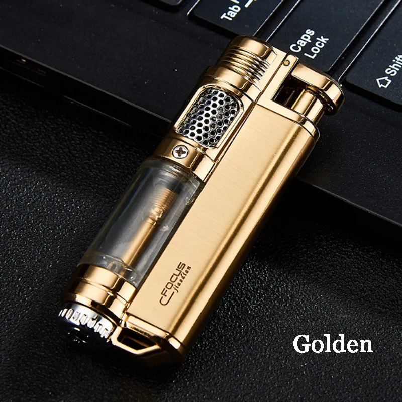 зажигалка турбо гаджеты для мужчин факфонарь ная креативная ветрозащитная