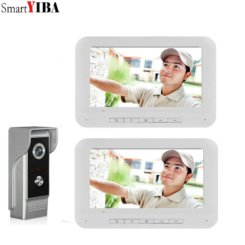 Система ночного видения SmartYIBA с HD 700TVL камерой дверной звонок комплекты для