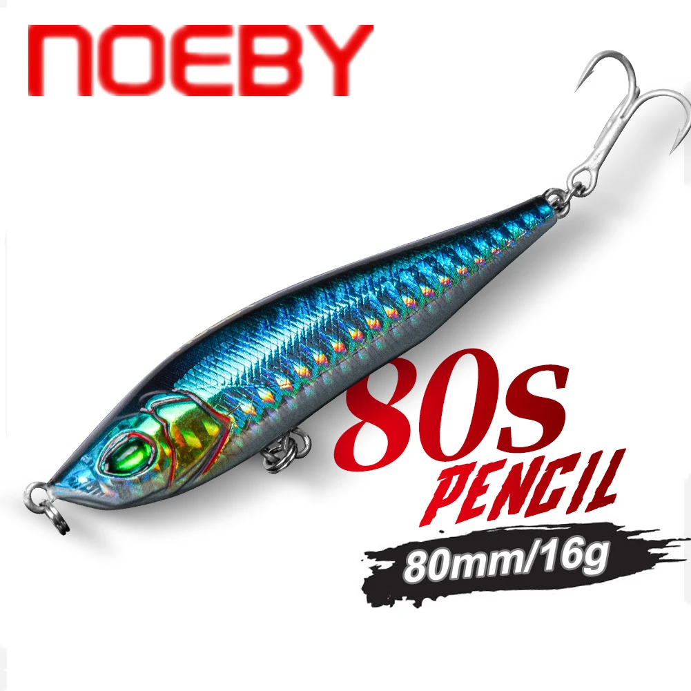 

Приманка NOEBY 80 мм 16 г для рыбалки карандаш Тонущая искусственная приманка для морской и пресной воды рыболовные снасти
