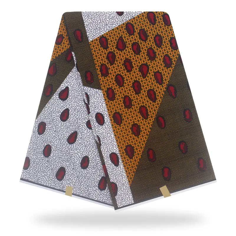 Африканский воск африканская Анкара ткань 2021 с принтом 100% хлопок