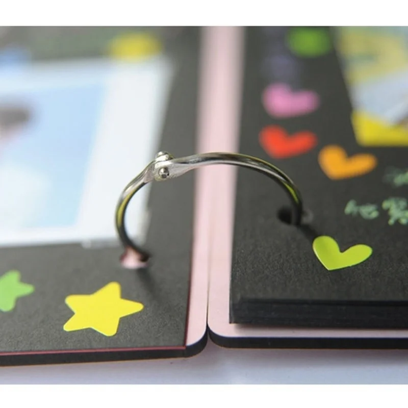 6 дюймовый деревянный фотоальбом сделай сам скрапбукинг запись Подарок на