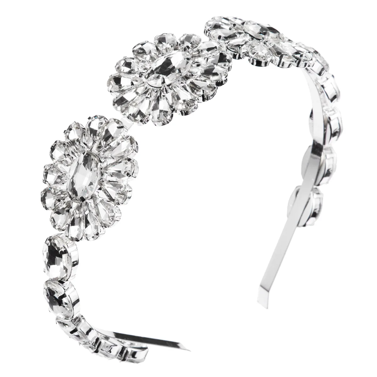 Ободки в стиле барокко с кристаллами и драгоценными камнями для женщин