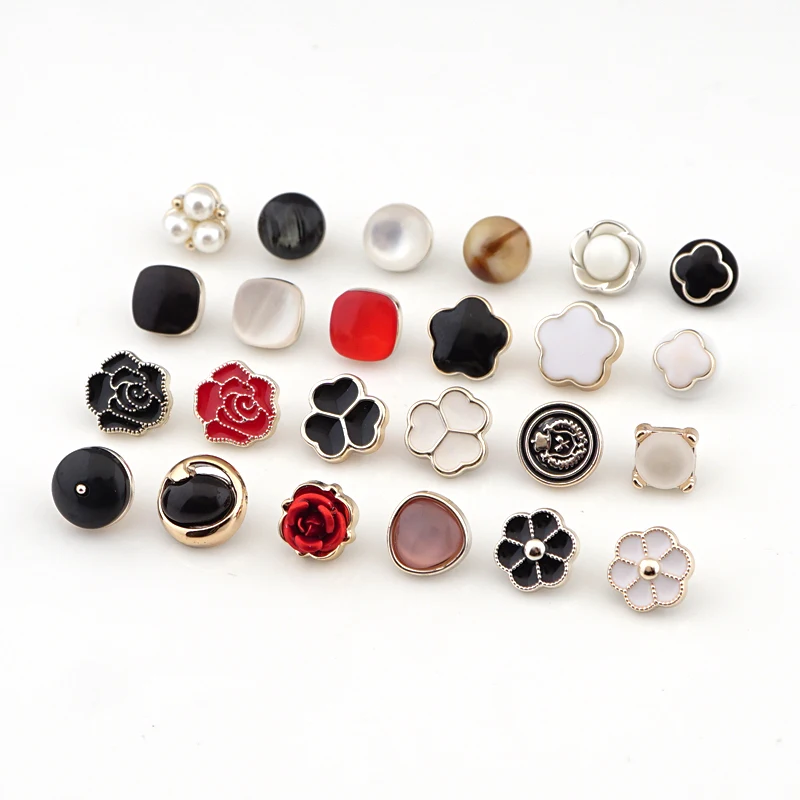 Шифоновая рубашка на пуговицах с жемчужными пуговицами декоративные пуговицы |