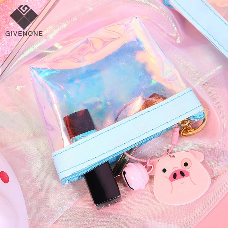

Wholesale Eyelash Packaging Laser Bags 25mm Mink Eyelashes Package In Bulk Colorful Lash Packages With Tray Jelly Coin Purse