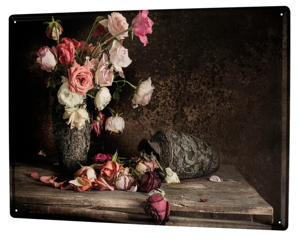 

Tin Sign Flower Shop Still life flowers