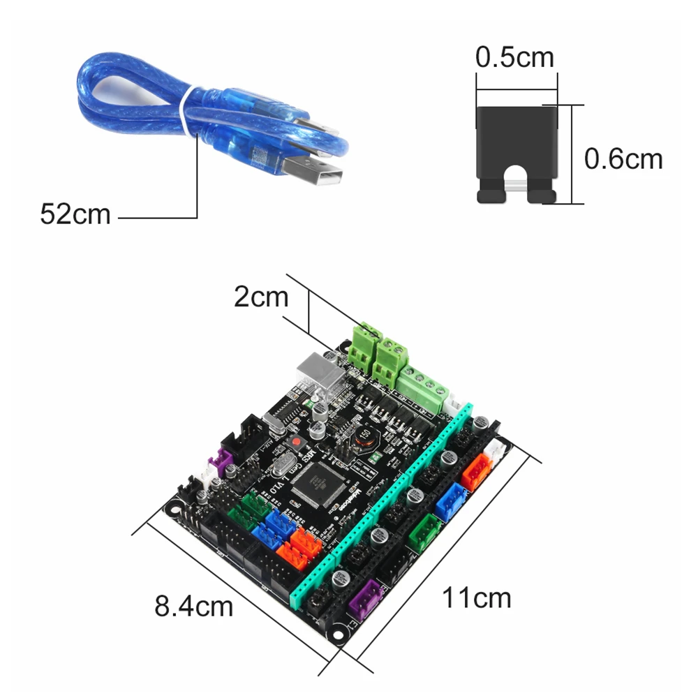 Плата контроллера MKS GEN L V1.0 плата для 3D-принтера совместимая с Ramps 1 6 Mega 2560 R3