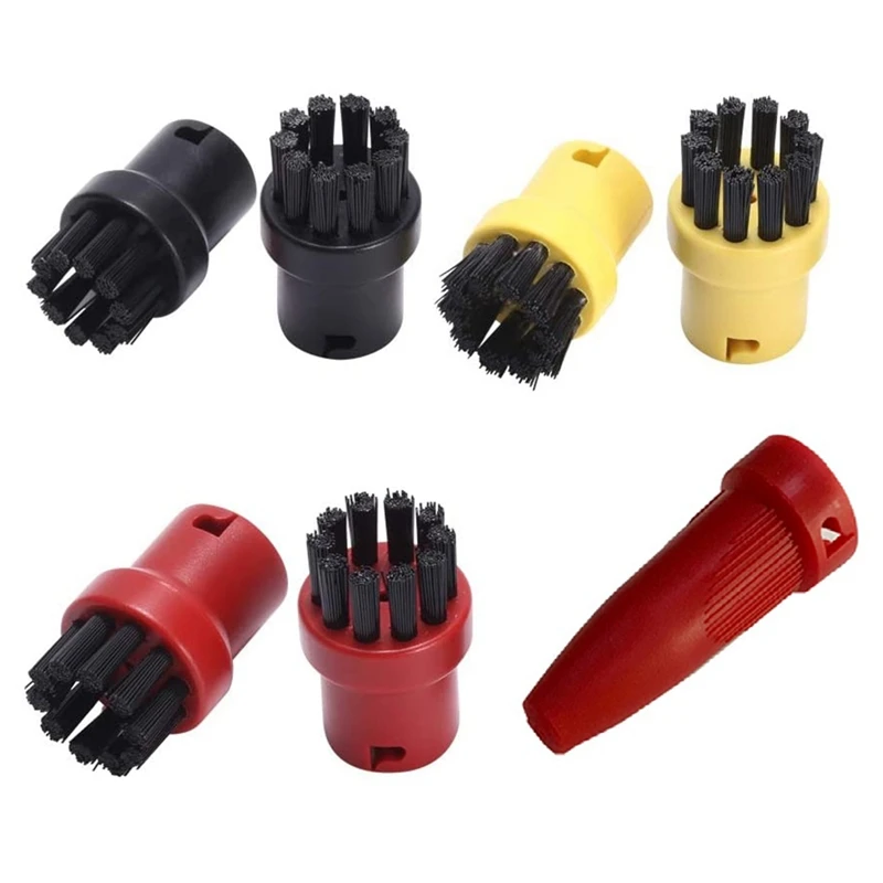 

Steam Cleaner Brushes Round Brushes Nozzle for Karcher Steam Cleaners SC1 SC2 SC3 SC4 SC5 SC6