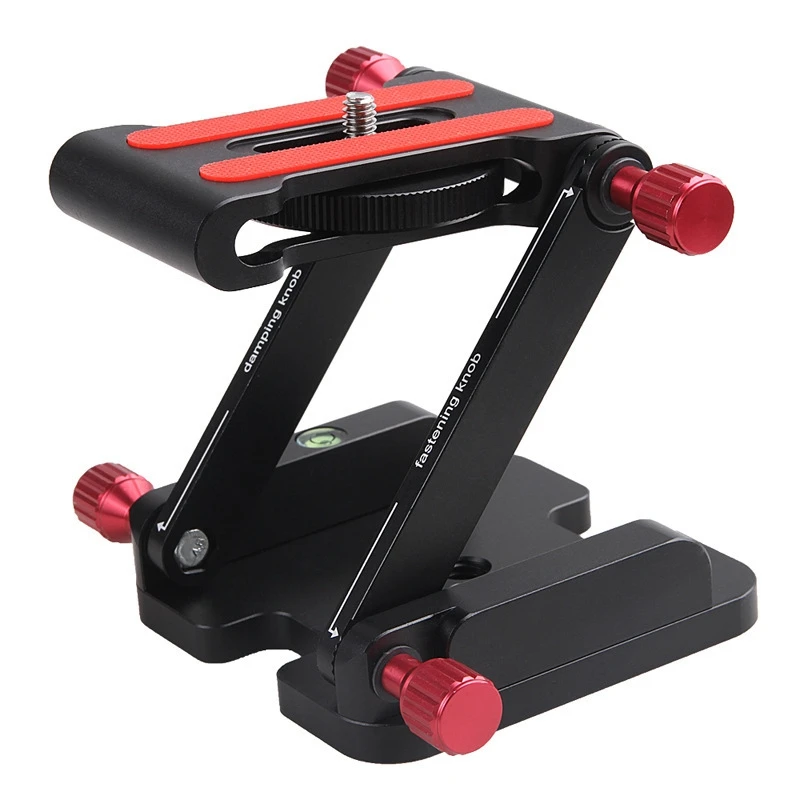 

Z Type Head Tripod Camera Bracket with 1/4 Inch Screw Folding Quick Release Plate Stand for DSLR Camcorder Stabilizer