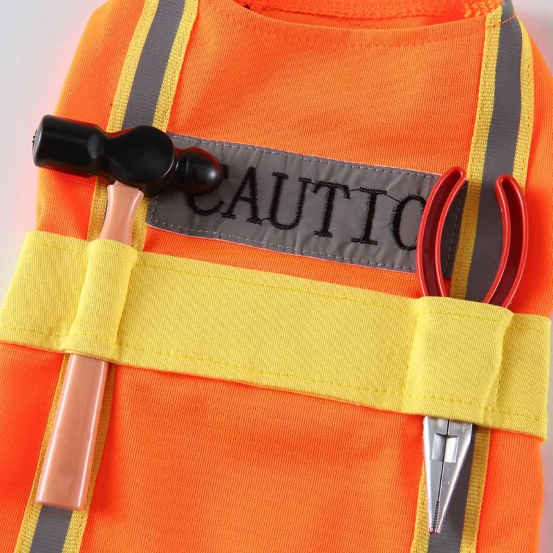 

Pet Halloween Dogs Cosplay Costume Warm Shirt And Hat Set Apparel Funny Party Dress Up Accessories