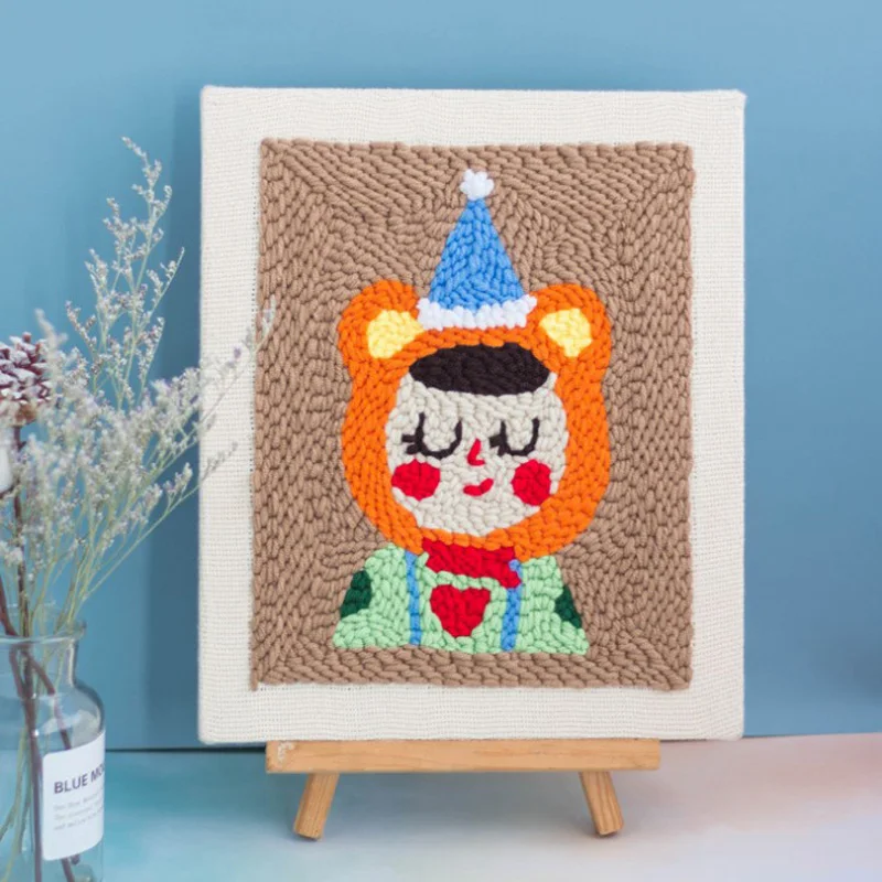 Набор для вышивки крестиком Easy Punch с рисунком рамкой начинающих ручная работа