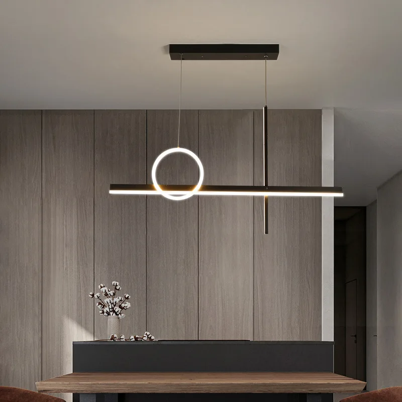 Offerte Sala Da Pranzo Lampadario Led Personalità Minimalista Art Designer Lampada Nord Europa Creativo Semplice Tavolo Da Pranzo Lampada Da Bar