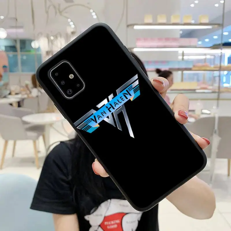 

ZFGHSHYQ Eddie Van Halen Graphic Guitar Phone Case For Samsung S9 10 20Plus Note 7 8 9 10 10plus Pro J8 M30 31