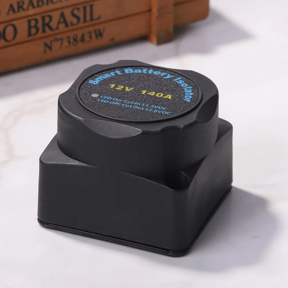 

12V 140 Amp Smart Dual Battery Isolator VSR Voltage Sensitive Relay for ATV UTV Boats RV Campers Off Road Vehicles Accessories