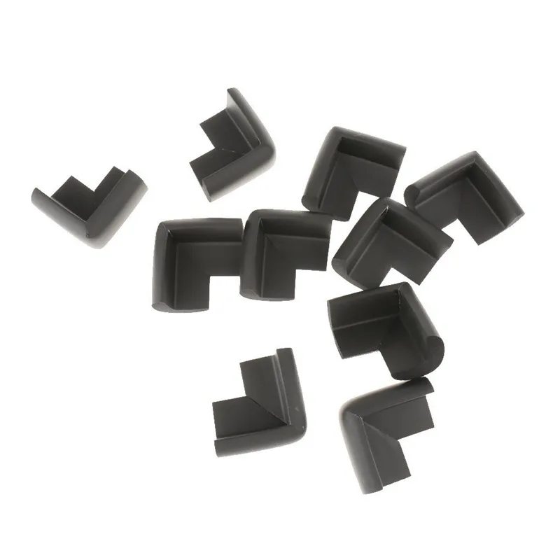 10 шт стол углы пены защитная накладка для безопасности ребенка черный|Бамперы