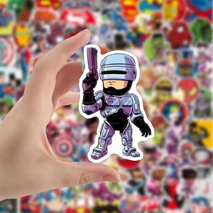 103050100pcs the avengers hulk spiderman iron man stickers for water bottle fridge bicycle phone cartoon kid decals packs free global shipping