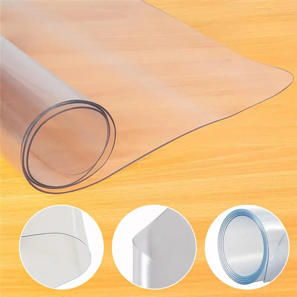 

Pvc Transparent Waterproof D' Water Round Mat Wood Floor Protection Mat Computer Chair Mats Protectors Plastic Soft Carpet Rug