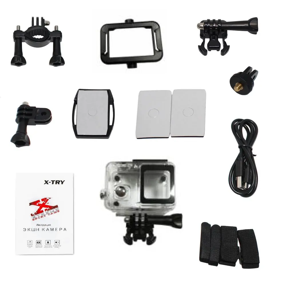 Цифровая камера X-TRY XTC500 GIMBAL REAL 4K/60FPS WDR WIFI STANDART | Электроника