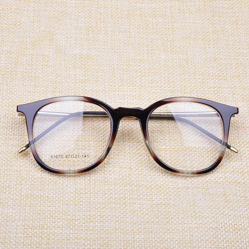 

Zerosun Vintage Eyeglasses Frames Male Women Oval Glasses Men Full Rim Spectacles for Prescription Optical Lens Nerd Fashion