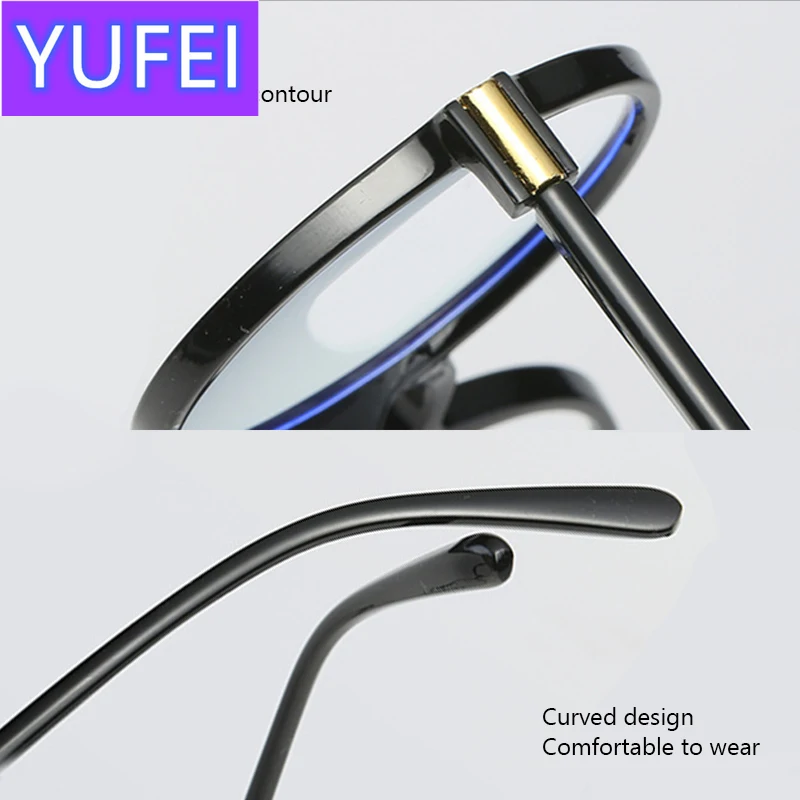 

ZUEE Anti Blue Rays Radiation Blocking Glasses Men Women Computer Goggles Anti-UV Flat Mirror Eyeglasses Blue Light Eye Glasses