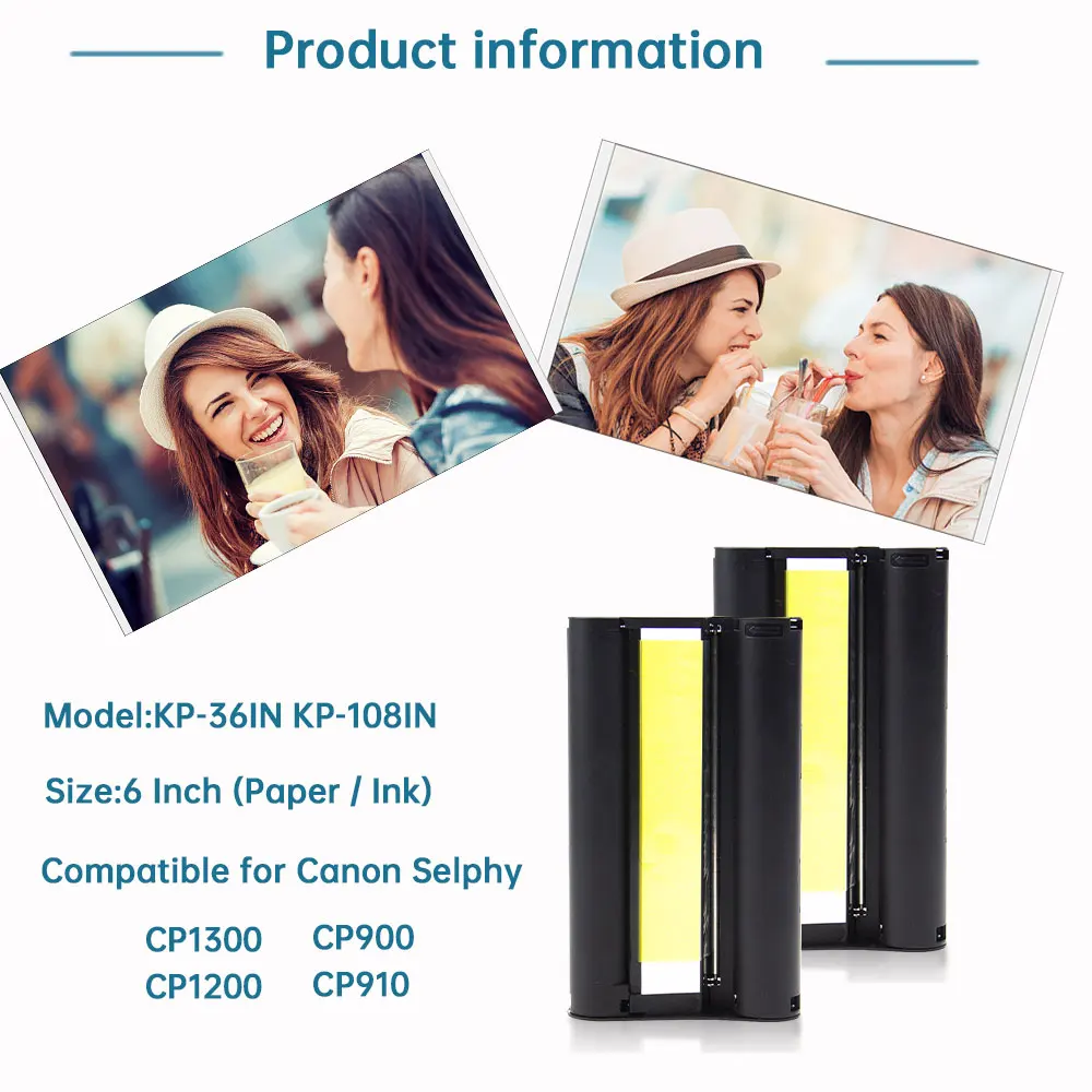 4 шт. цветные чернильные картриджи для фотопринтера Canon|Ленты принтеров| |
