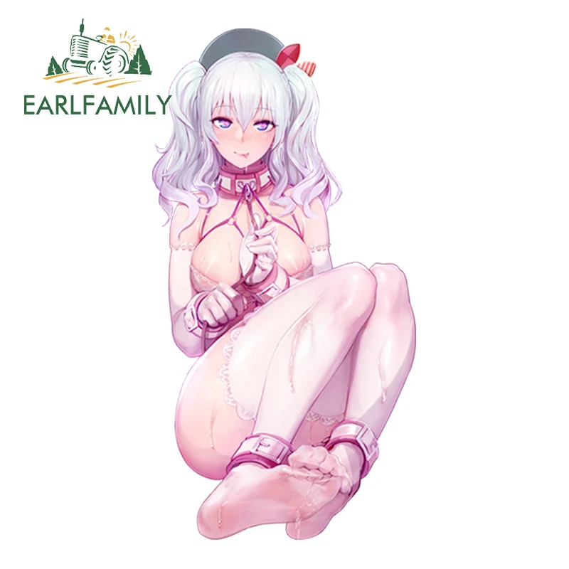 EARLFAMILY 13 см Стайлинг автомобиля сексуальная девушка Kantai Коллекция Касима хэндер
