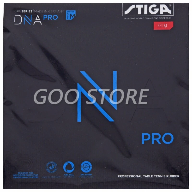 STIGA DNA PRO M Table Tennis Rubber Pips-in Original Ping Pong Sponge | Спорт и развлечения
