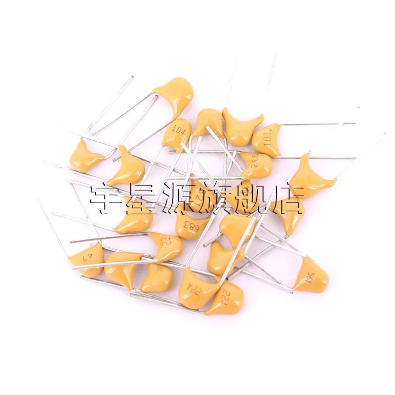 Multilayer ceramic capacito 50V 10PF 15PF 18PPF 20PF 22PF 27PF 30PF 33PF 39PF 47PF 50PF 56PF 68PF 5.08mm | Электронные