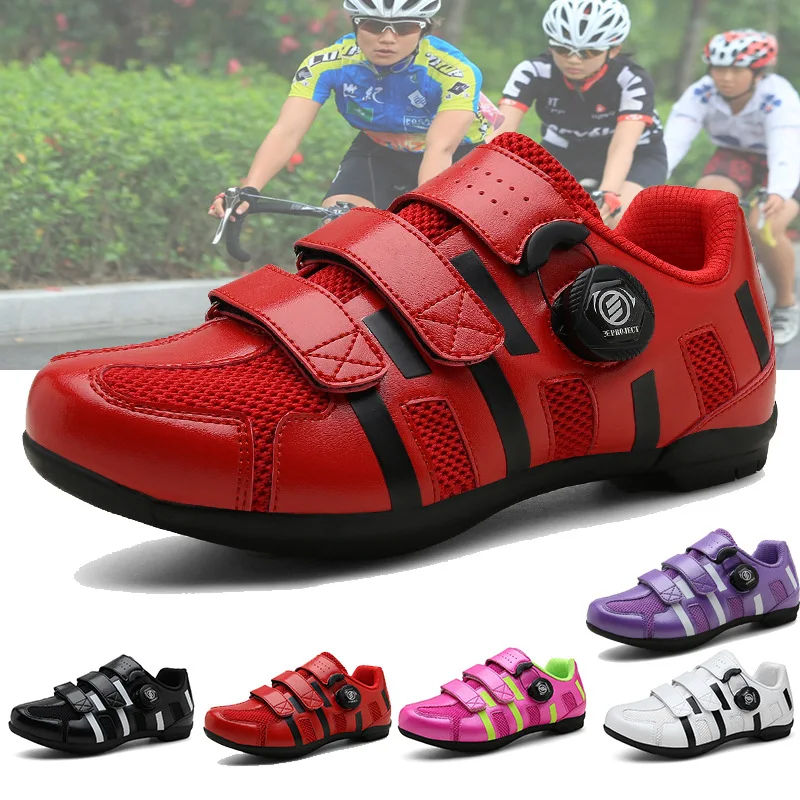 

WILK new female carbon cycling shoes bottom lock knob big yards shoes road car bicycle shoes for men and women