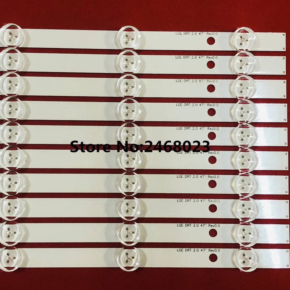 50 шт. набор светодиодных полос Lg 47ln5460 47LN5460 SM 47LN5400 47LN5700 Алюминиевые полосы LG Innotek LGE