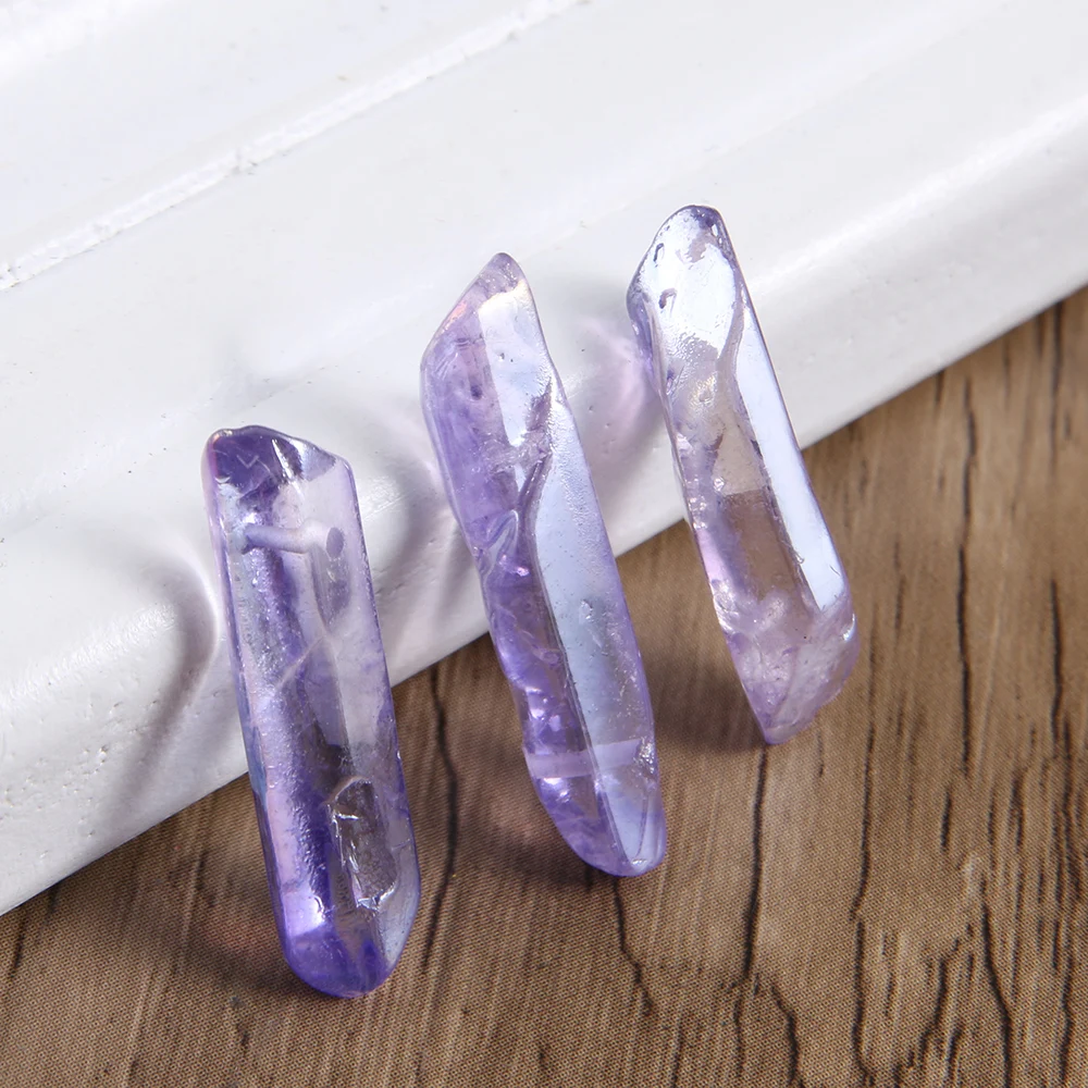 4 шт. подвеска из натуральных камней аметист розовый кварц|Камни| |