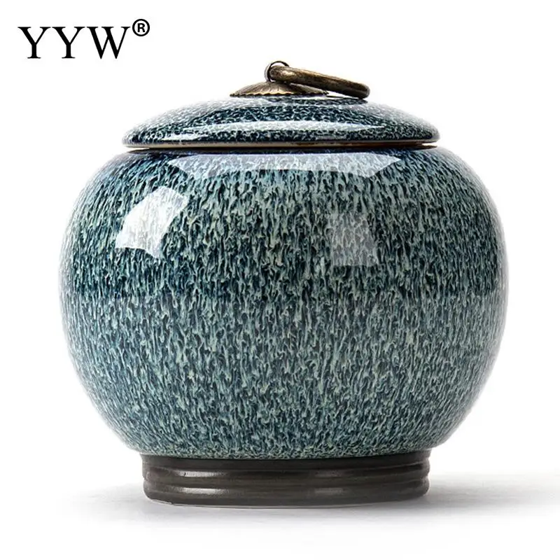 Чайная коробка 720 мл керамические поделки банка для чая хранения контейнер