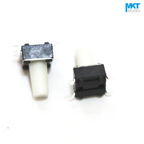 100 шт. 6*6*8/8.5 мм SMD микро кнопочный тактовый электронный переключатель коричневый