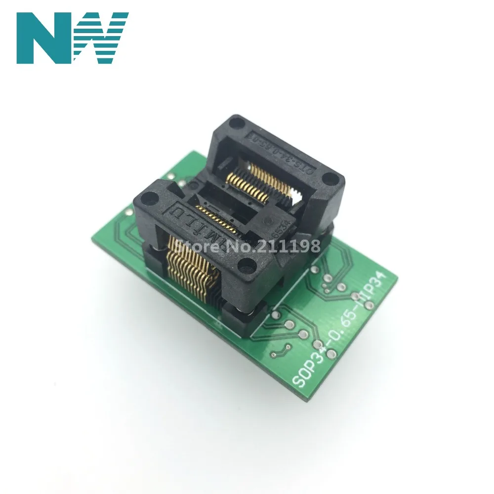 

Ic Socket Ssop24 To Dip24-0.65Mm адаптер программиста