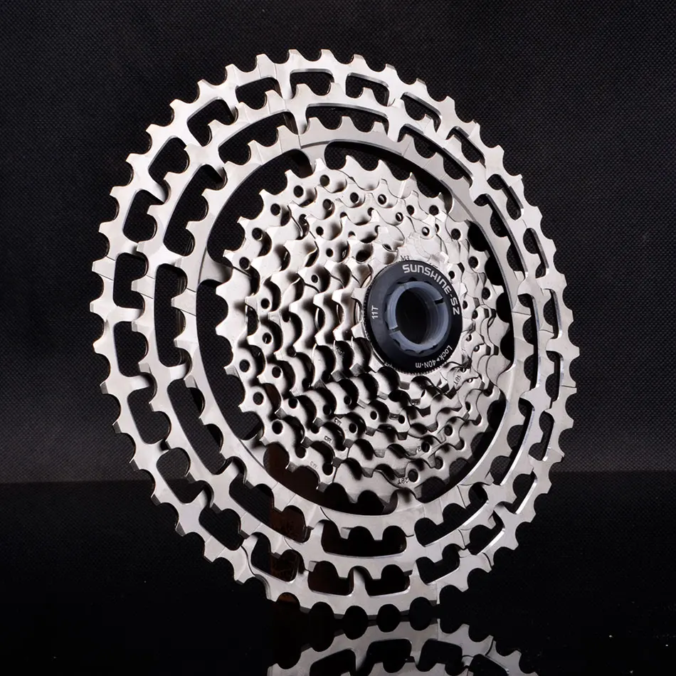 Cdg Бесплатная доставка Sunshine Mtb10 скорость 10 46 T лента 338g автоматическая