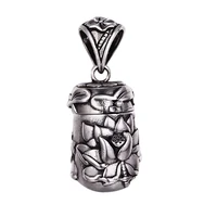 bocai real s925 silver jewelry vintage gawu box fashion lotus shurangama mantra sutra woman pendant