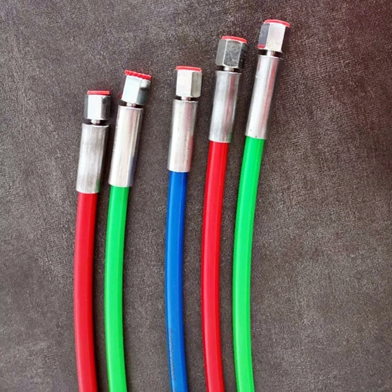 Масляная трубка высокого давления 600 бар, красная масляная трубка мм для испытательного стенда с общей топливной магистралью бар