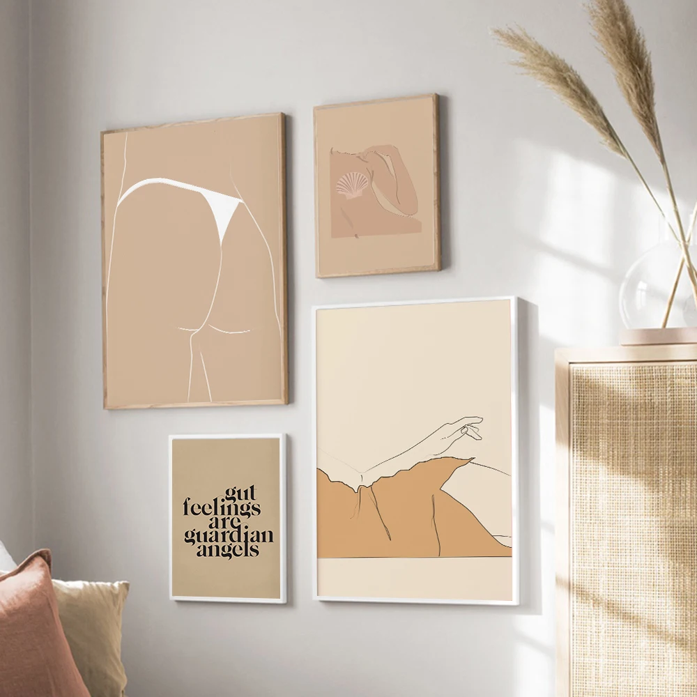 

Minimalist Poster Nude Minimalist Decor Canvas Painting Abstract Art Print Line Art Wall Picture For Living Room Home Decor