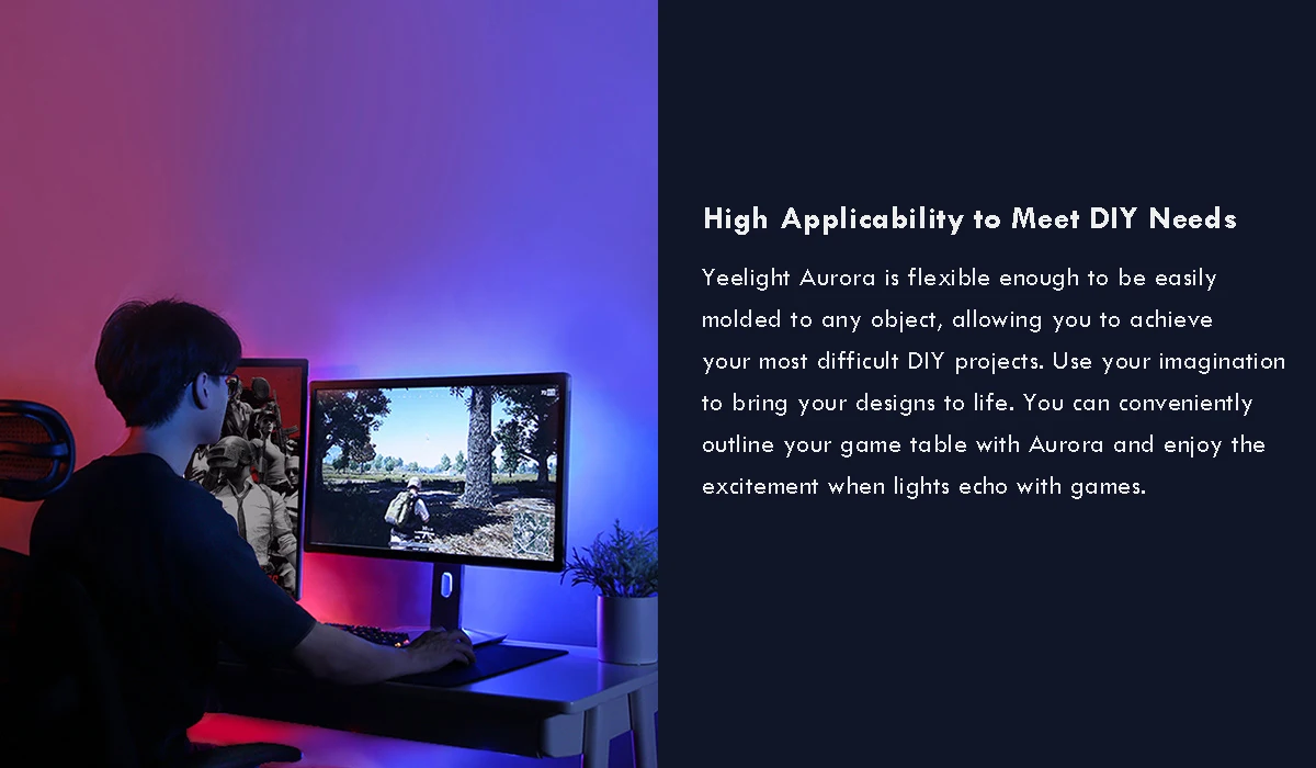 Xiaomi Yeelight световая полоса плюс умный светодиодный Светлая повязка Расширительная версия пульт дистанционного управления работа с HomeKit MIJIA умный дом приложение
