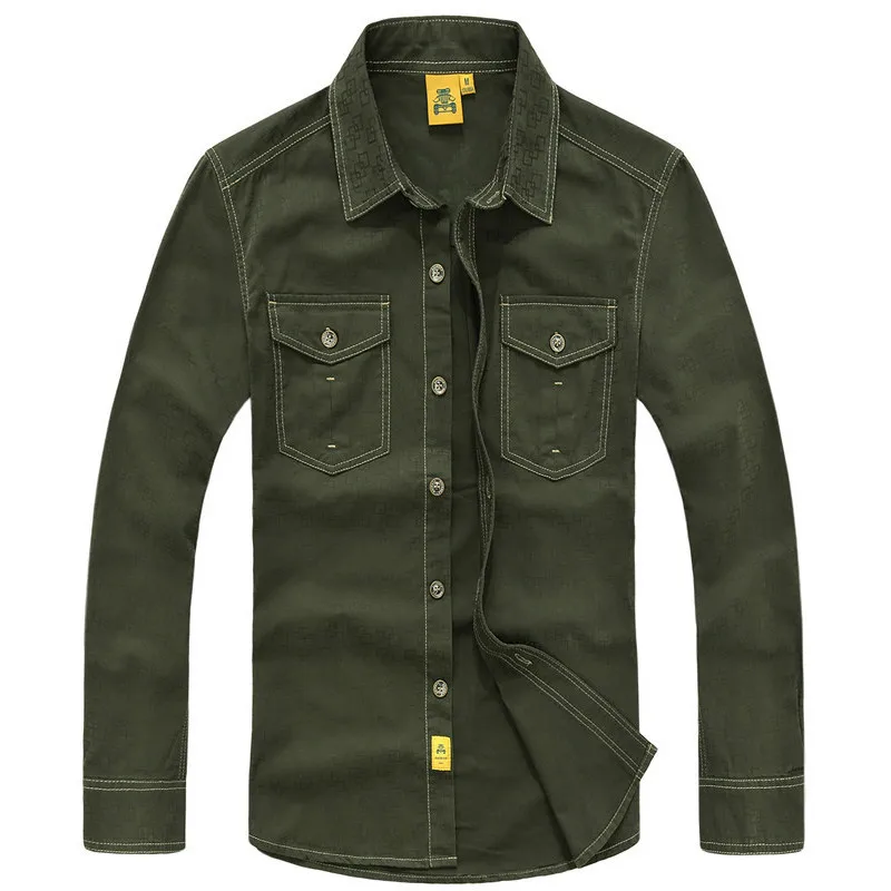 

Brand Shirt Men Long Sleeves Casual Shirts Men New Autumn Clothes Wear Pure Cotton Solid Camisa Masculina Chemise Homme