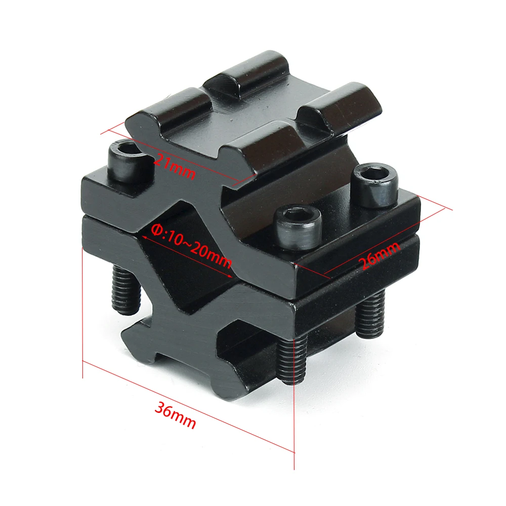 Регулируемый универсальный рельсовый адаптер для телескопа Picatinny/weaver 20 мм | Спорт