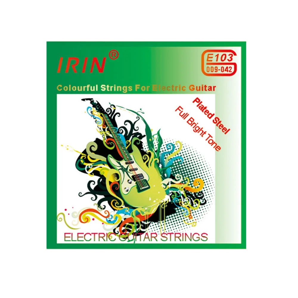 

6Pcs/Set Electric Guitar Strings Hexagonal Steel Core Colorful Strings Musical Stringed Instrument Guitar Parts Accessories