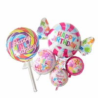 100pcs happy birthday candy balloons baby shower balloon anniversary birthday wedding party decorations kids toys globos