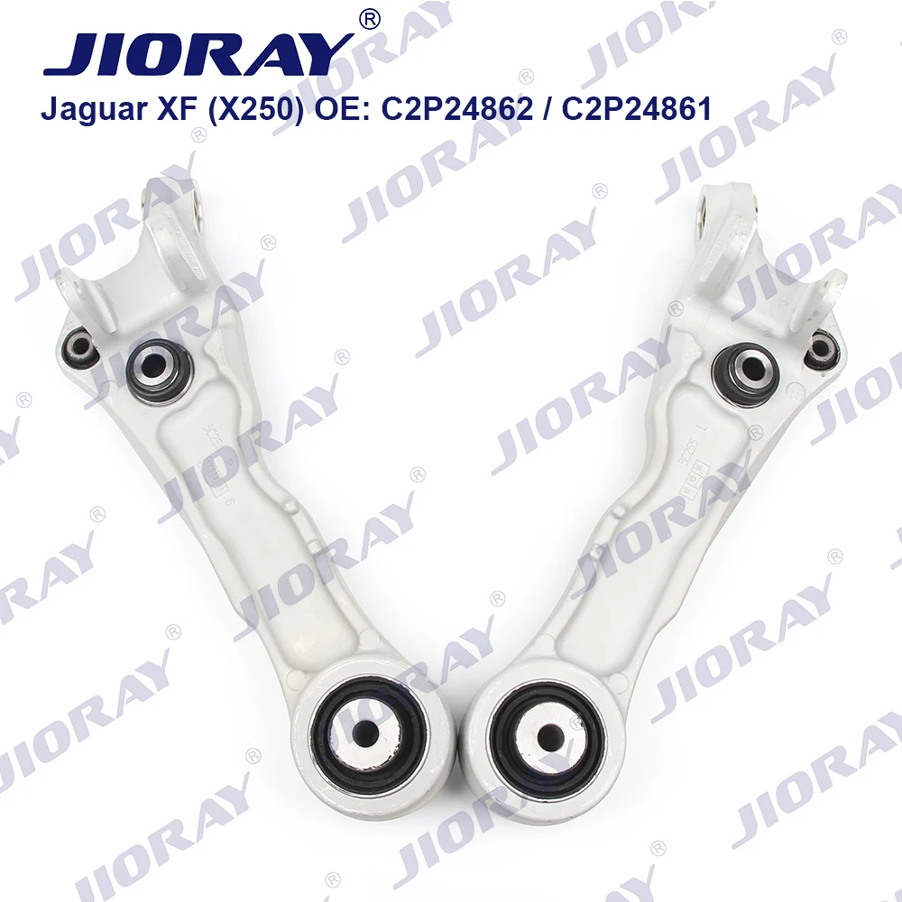 

JIORAY Pair Front Lower Suspension Control Arm Straight For Jaguar XF X250 XJ X350 XK X150 S-TYPE CCX